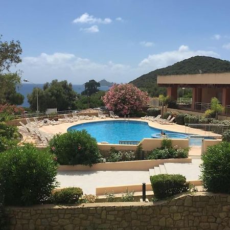F2 Vue Mer Dans Residence Avec Piscine Ajaccio  Extérieur photo