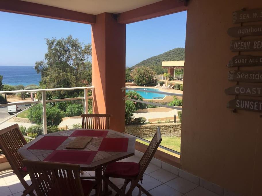 F2 Vue Mer Dans Residence Avec Piscine Ajaccio  Extérieur photo