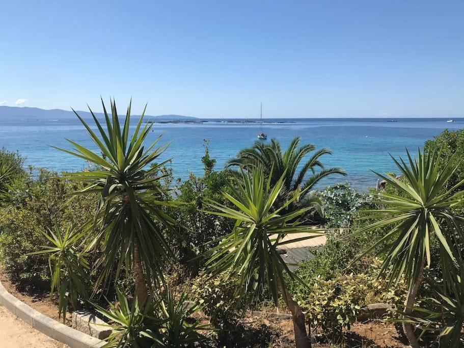 F2 Vue Mer Dans Residence Avec Piscine Ajaccio  Extérieur photo